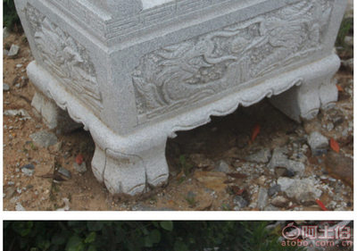 【江南石材廠家直銷大理石石雕香爐寺廟景觀香爐雕刻擺件尺寸樣式可訂做】廬山市文潔石材銷售部 - 產品庫