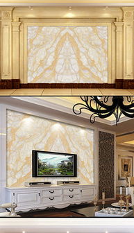 大理石紋背景墻 打造高端大氣的家居藝術空間